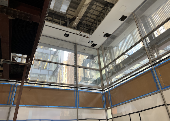 Piece Management Starbucks Pickup Amazon Go Construction NYC 5 Window Installation